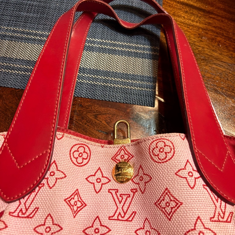 Louis Vuitton Canvas Cabas Ipanema - Picture 4 of 10